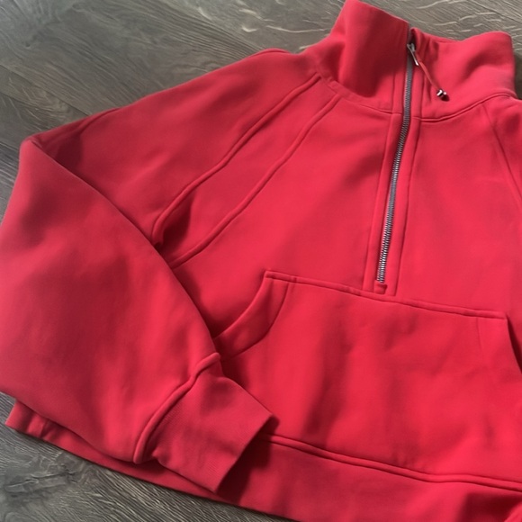 NWT Scuba Oversized Funnel Neck Half Zip
Solar Orange XS/S - Picture 7 of 12